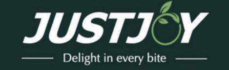 JUST JOY - DELIGHT IN EVERY BITE logo
