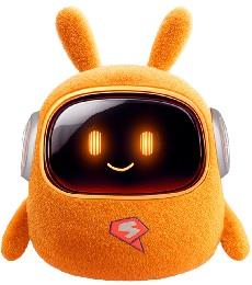 DEVICE of Orange Mascot with letter “S” device on the front. logo