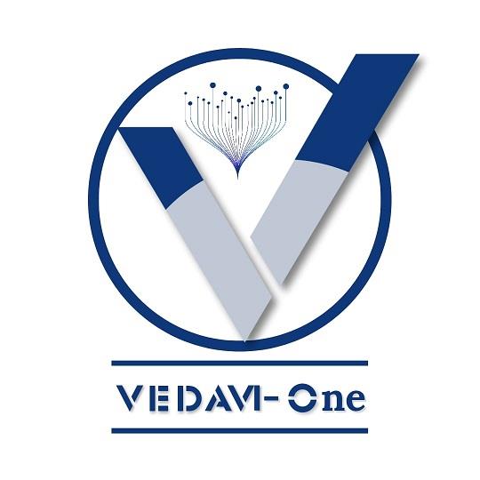 VEDAVI-One with device of V logo