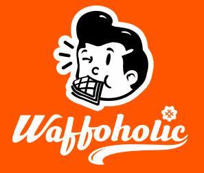 Waffoholic logo