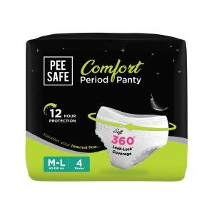 PEE SAFE COMFORT PERIOD PANTY (LABEL) logo