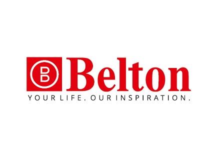 BELTON WITH DEVICE OF B "YOUR LIFE OUR INSPIRATION" logo