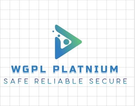 WGPL PLATNIUM- SAFE RELIABLE SECURE logo