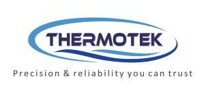 THERMOTEK WITH PRECISION & RELIABILITY YOU CAN TRUST (LABEL) logo