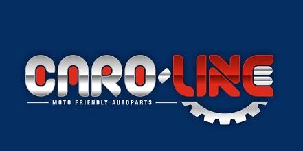 CAROLINE WITH THE TAGLINE MOTO FRIENDLY AUTOPARTS logo
