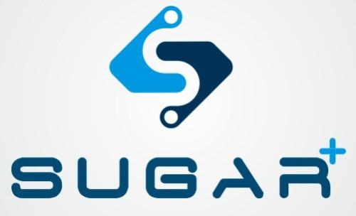 SUGAR WITH DEVICE OF PLUS AND S logo