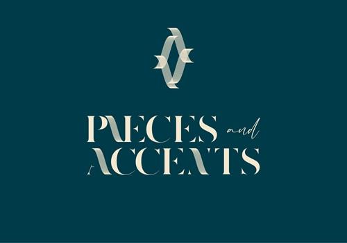 PIECES AND ACCENTS logo