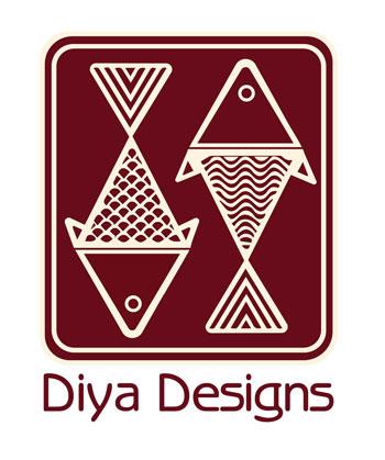 DIYA DESIGNS WITH TWO FISH logo