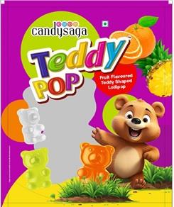 CANDYSAGA TEDDY POP (LABEL) logo