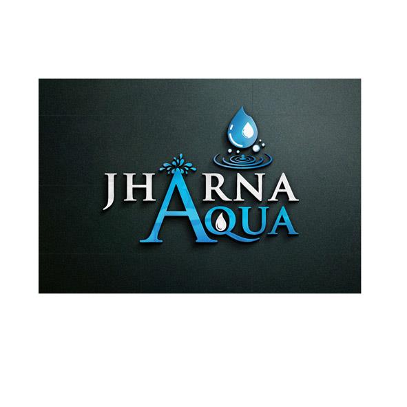 JHARNA AQUA WITH ARTISTIC DEVICE logo