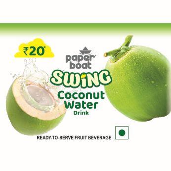 PAPER BOAT SWING COCONUT WATER DRINK logo