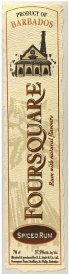 FOURSQUARE SPICED RUM Label logo