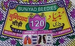 BUNIYAD BIDI NO. 120 logo