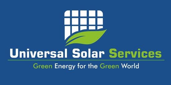 Universal Solar Services Green Energy for the Green World logo