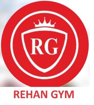 REHAN GYM with Logo RG logo