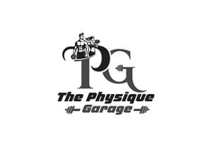 The Physique Garage (With Device Of PG) logo