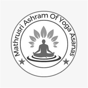 Mathrusri Ashram of Yoga Asanas (With Device) logo