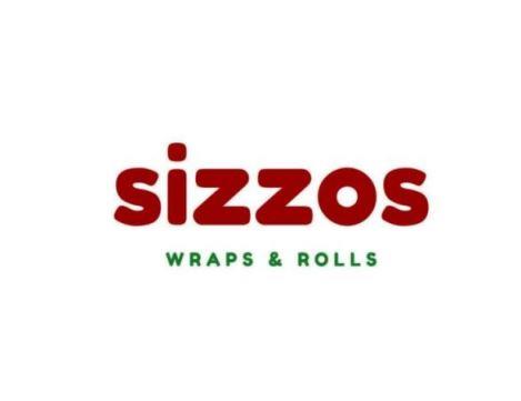 SIZZOS wraps & rolls logo