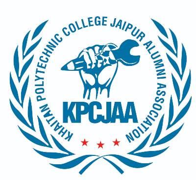 KPCJAA LOGO WITH NAME KHAITAN POLYTECHNIC COLLEGE JAIPUR ALUMNI ASSOCIATION logo