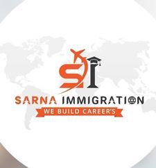 SARNA IMMIGRATION WE BUILD CAREER’S WITH DEVICE OF SI logo