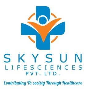 SKYSUN LIFESCIENCES PRIVATE LIMITED Contributing To society Through Healthcare logo