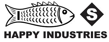 HAPPY INDUSTRIES FISH (DEVICE) AND S ( LETTER ) logo