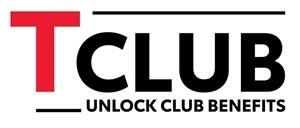 T CLUB - UNLOCK CLUB BENEFITS (Logo and device) logo