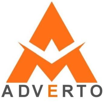 logo in the name of ADVERTO logo