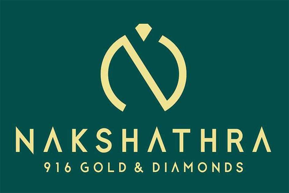NAKSHATHRA 916 GOLD & DIAMONDS (with device of letter ‘N’) logo