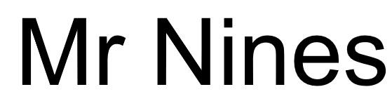 Mr Nines logo