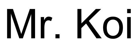 Mr. Koi logo