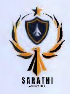 SARATHI AVIATION (With Device) logo
