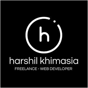 Harshil Khimasia - Freelance Web Developer (With Device Of H) logo