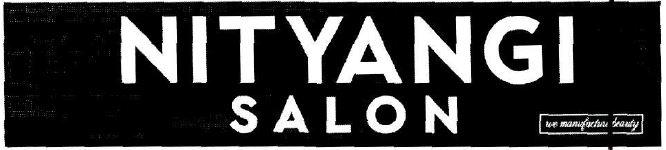 NITYANGI SALON WE MANUFACTURE BEAUTY logo