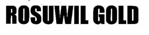 ROSUWIL GOLD logo