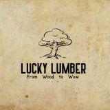 LUCKY LUMBER (With Tagline From Wood to Wow) logo