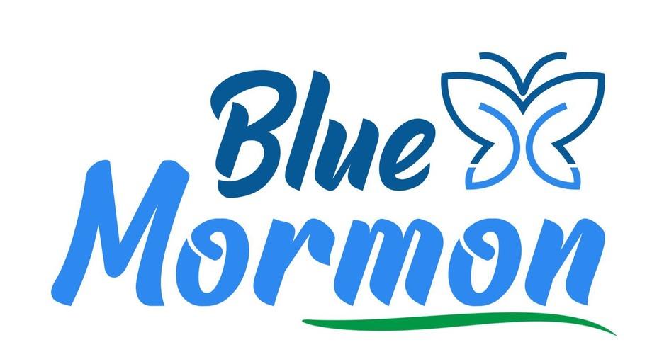 BLUE MORMON logo