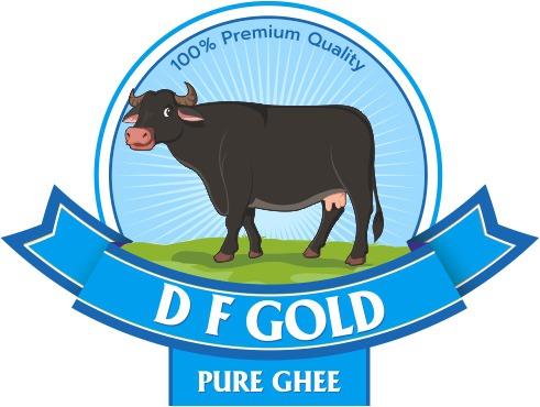 D F GOLD logo