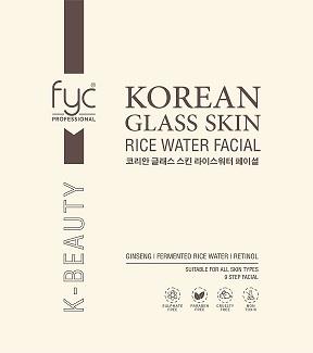 fyc PROFESSIONAL KOREAN GLASS SKIN RICE WATER FACIAL logo