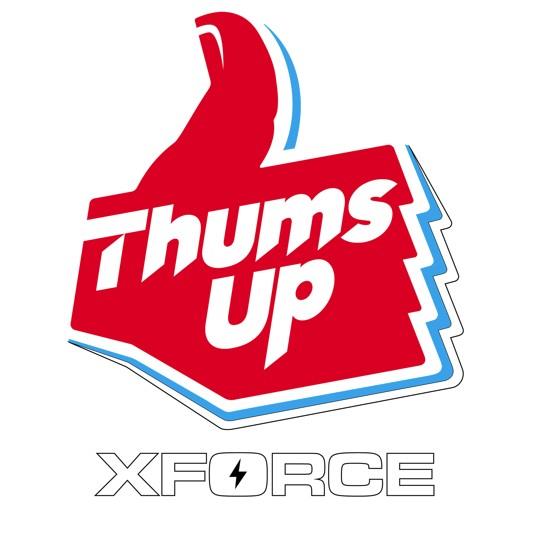 THUMS UP XFORCE and Hand Design logo
