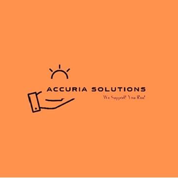 Accuria Solutions- We Support! You Rise' logo