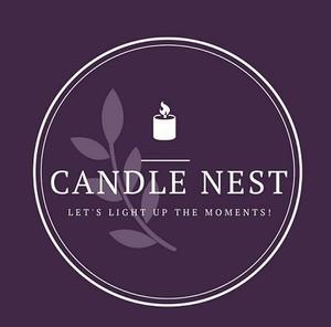 CANDLE NEST - LET'S LIGHT UP THE MOMENTS logo