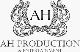 AH PRODUCTION & ENTERTAINMENT WITH DEVICE OF AH logo