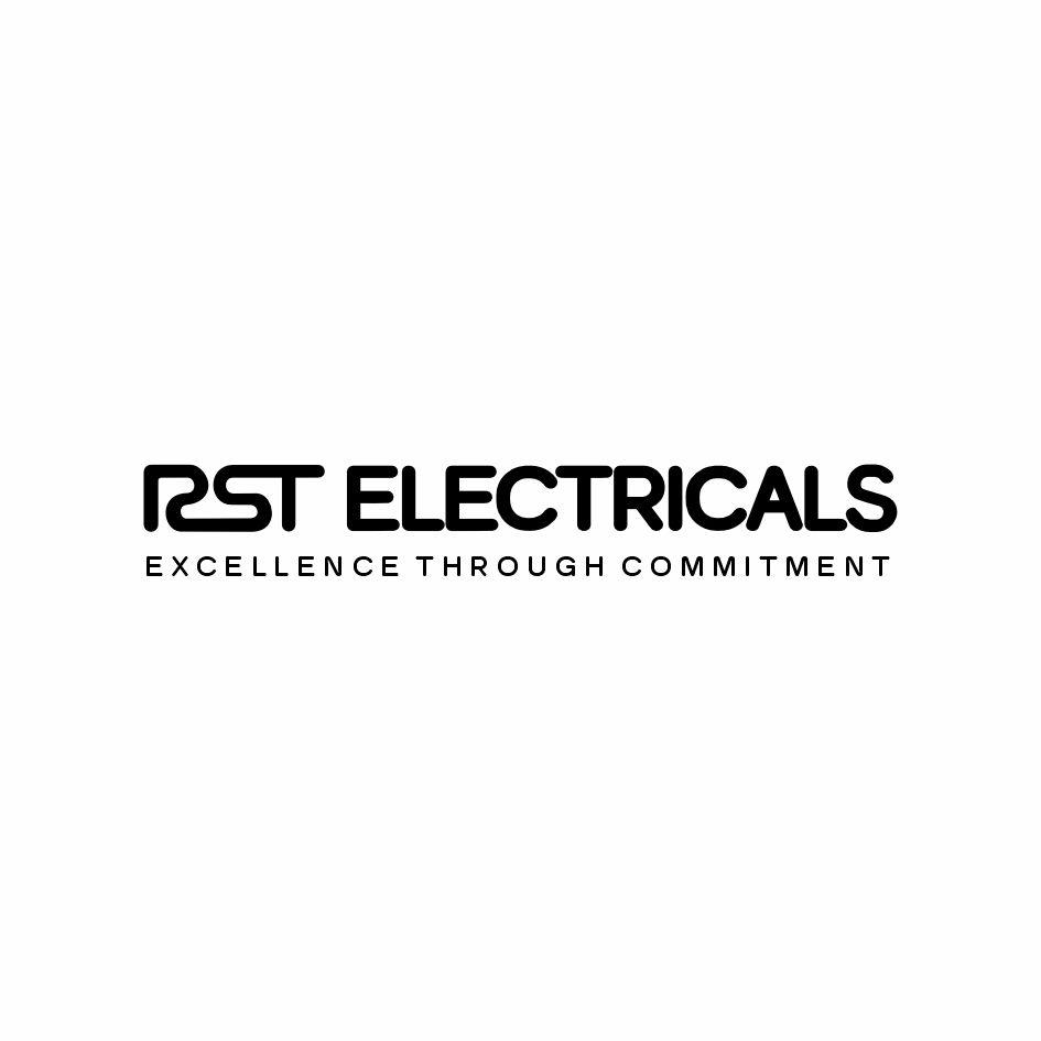 Device of RST with tagline Excellence through Commitment logo