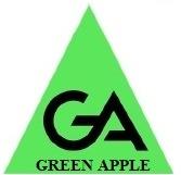 G A GREEN APPLE logo