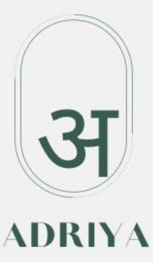ADRIYA WITH LOGO OF A logo