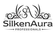 SilkenAura PROFESSIONALS WITH DEVICE OF SA logo