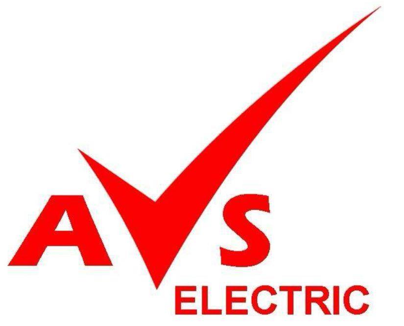 AVS as per coloring device label logo