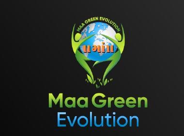 Logo along with Word Maa Green Evolution logo