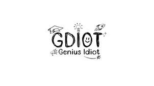 GDIOT- GENIUS IDIOT logo